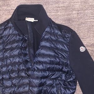 ♥️ Moncler Puffer Knit Zip Up Sweater Jacket